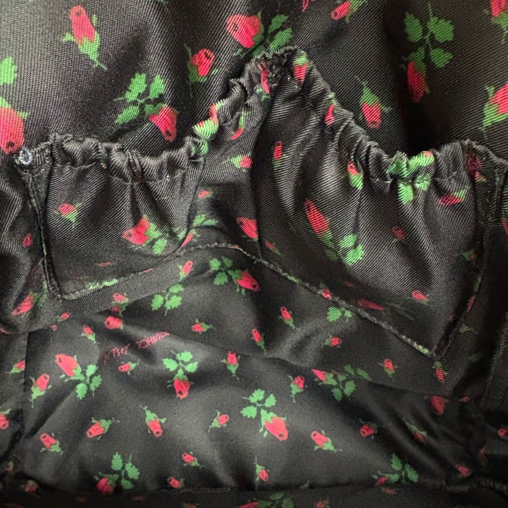 Betsey Johnson Studded Black And Gold Mini Backpack - Picture 9 of 10